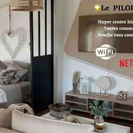 ניורט Le Pilori - Centre Historique, En Face Du Musee Du Pilori, A 2Mn A Pied De L'Hyper Centre Et Proche Toutes Commodites, Wifi-Netflix מראה חיצוני תמונה